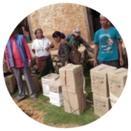 ICS Distribution for Earthquake Affected Families